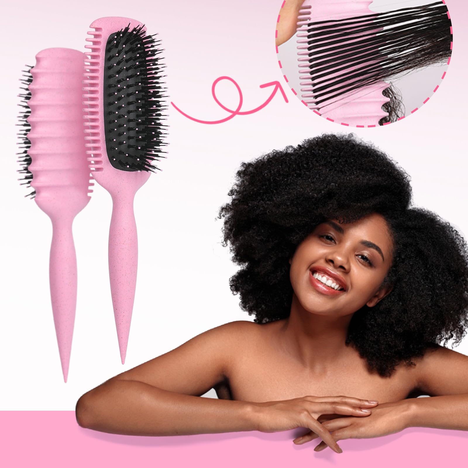 Candy Brush tamaño-de-viaje, perfecto para mujeres y niñas.