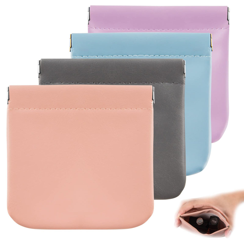 CANIPHA bolsa cosmética de piel de cordero en 4 colores para organización diaria.