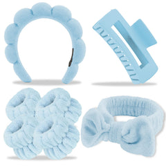 Banda para cabello Canitor Spa de arco coral; suave y absorbente.
