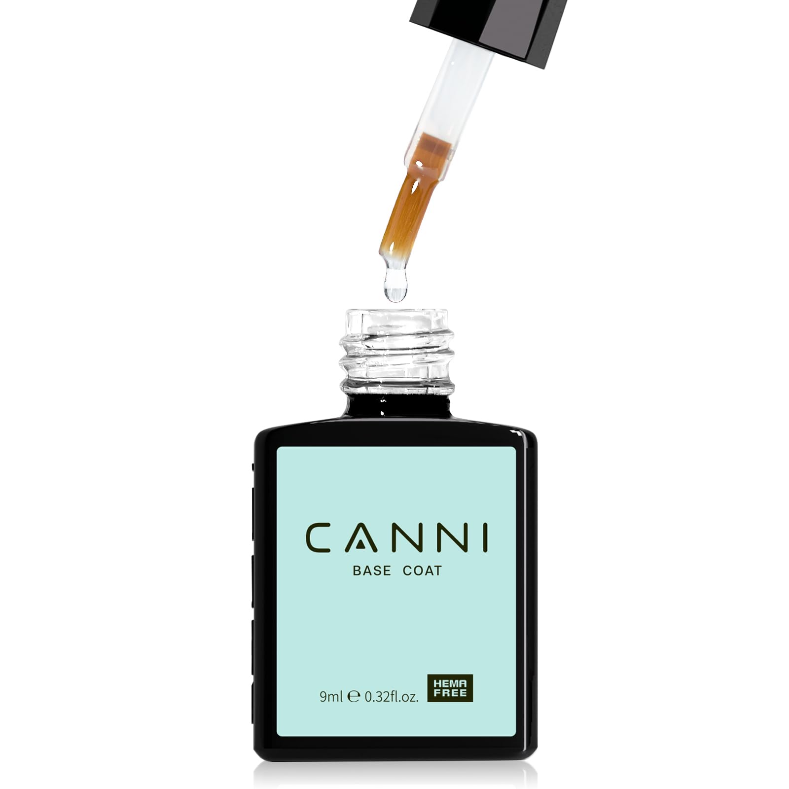 Base gel UV/LED CANNI de 9 ml para adhesión duradera.
