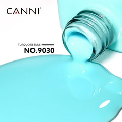 La botella de gel CANNI permite ver el color real durante la aplicación.