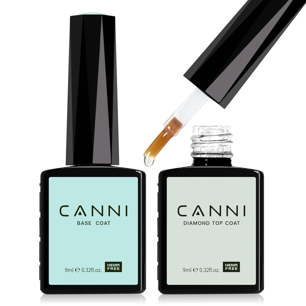 CANNI capa-base-gel profesional en botella, base duradera para manicuras.