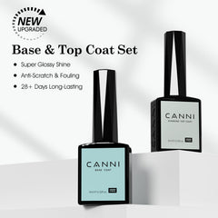 CANNI capa superior gel brillo espejo sin limpieza, acabado rápido.