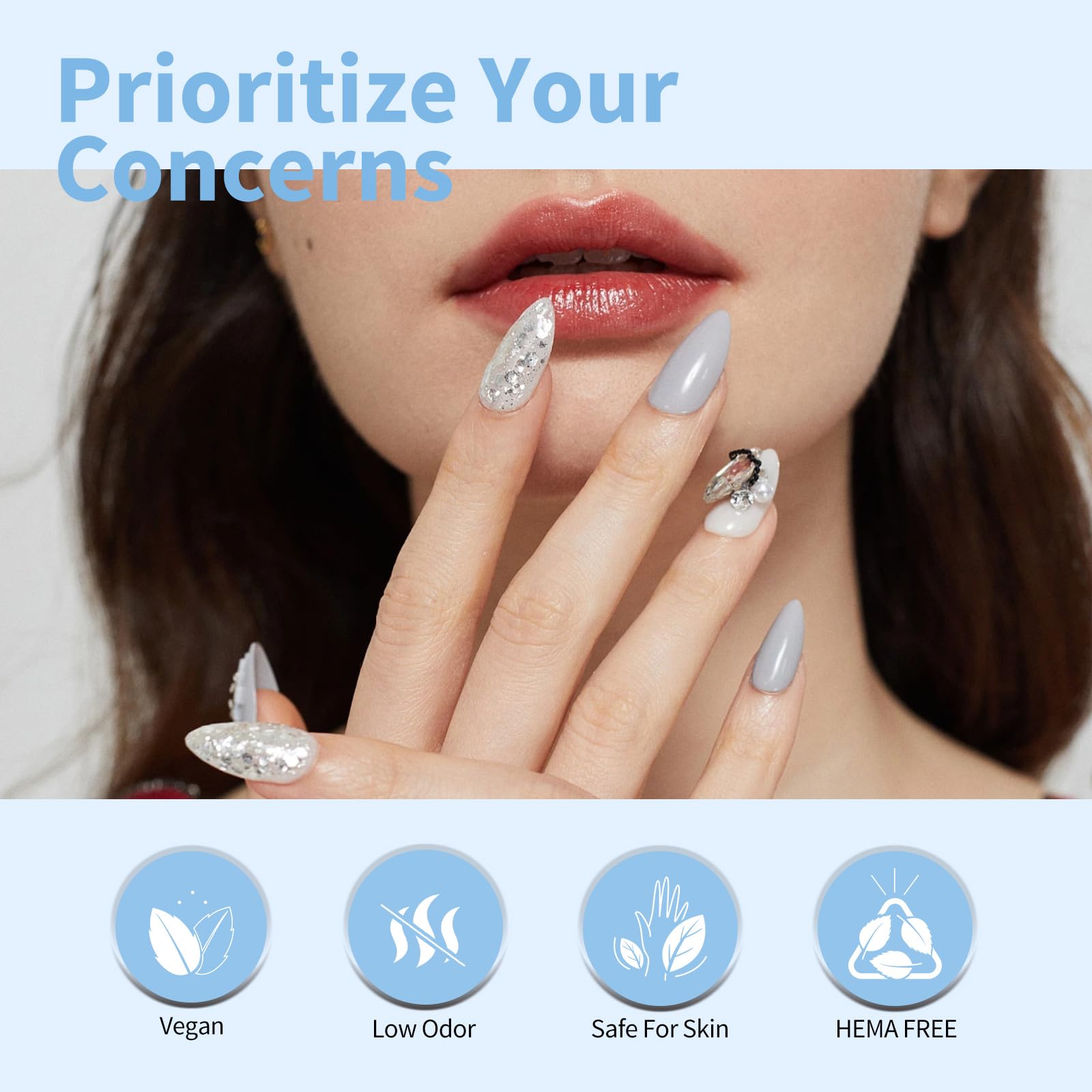 CANNI Vernis Gel bleu nuit – application lisse pour une utilisation quotidienne.