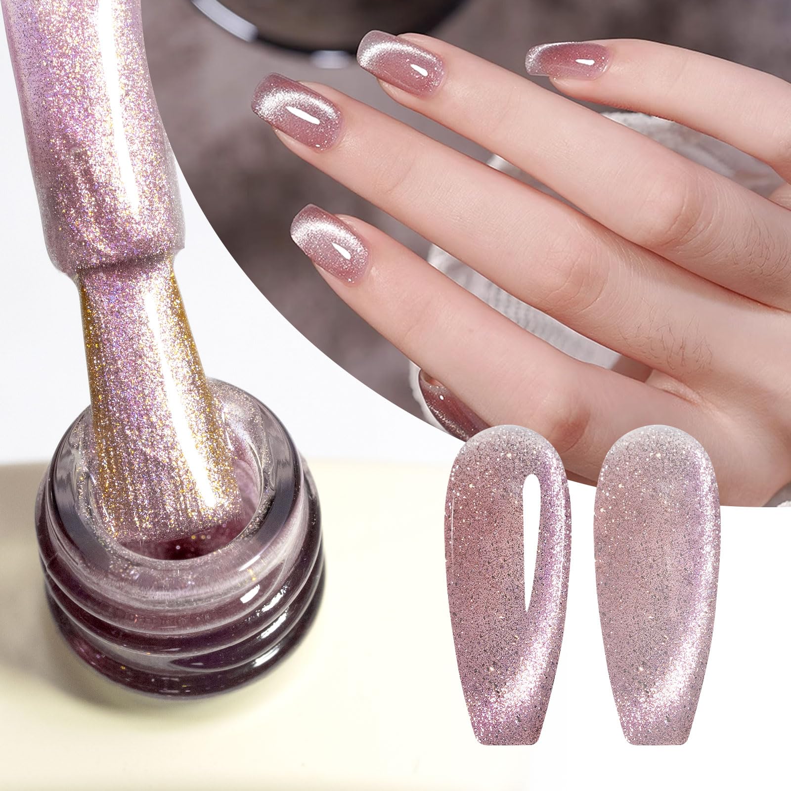 CANNI vernis gel Cat Eye métallisé, reflets dynamiques et allure moderne
