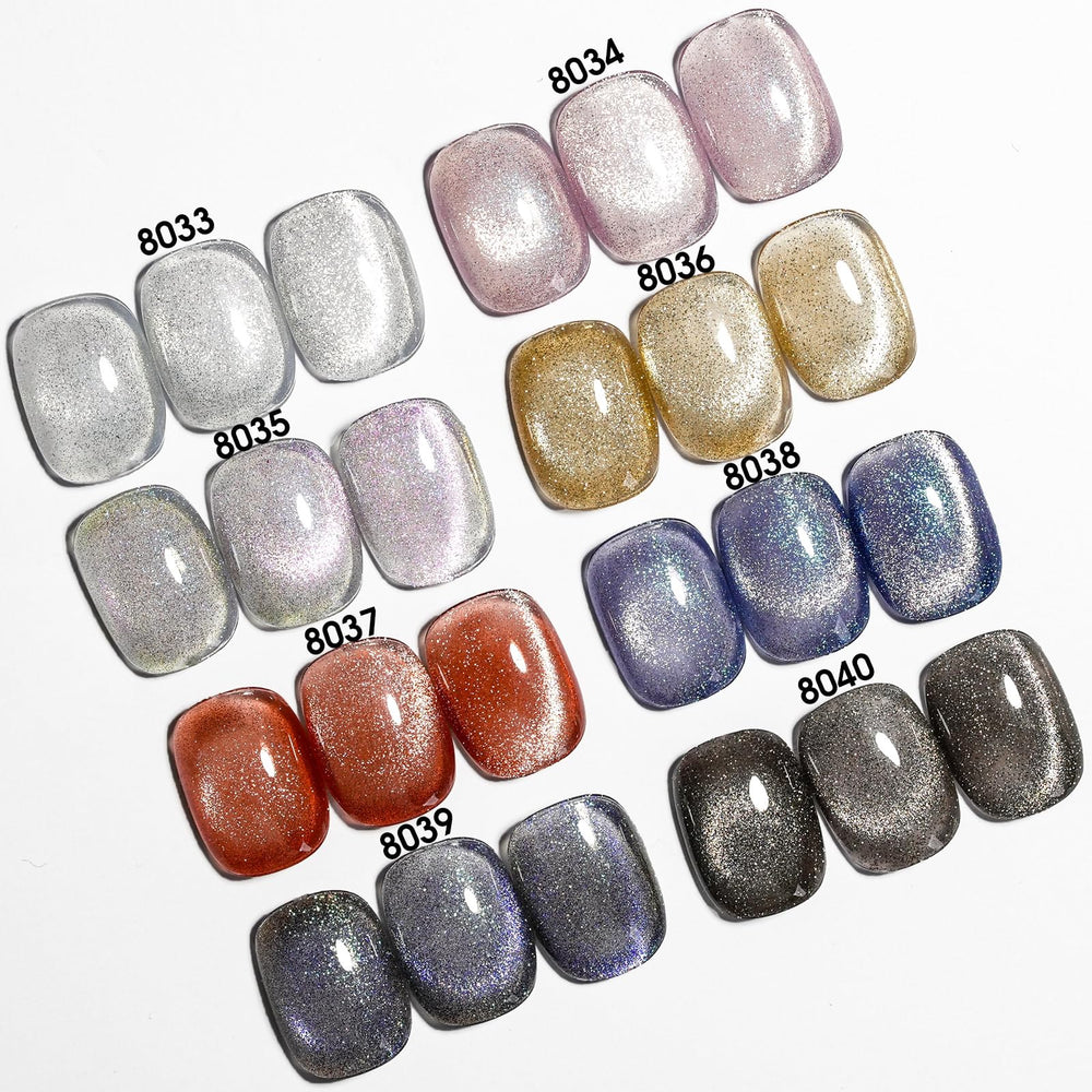 CANNI vernis gel œil de chat brillance gloss, fini étincelant.