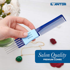 Cantor peine de dientes redondos que desliza sin tirar el cabello.