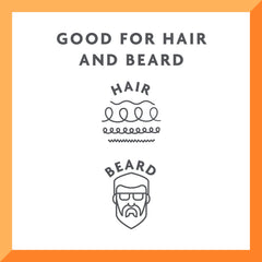 Cantu aplicación de aceite para barba, masaje suave