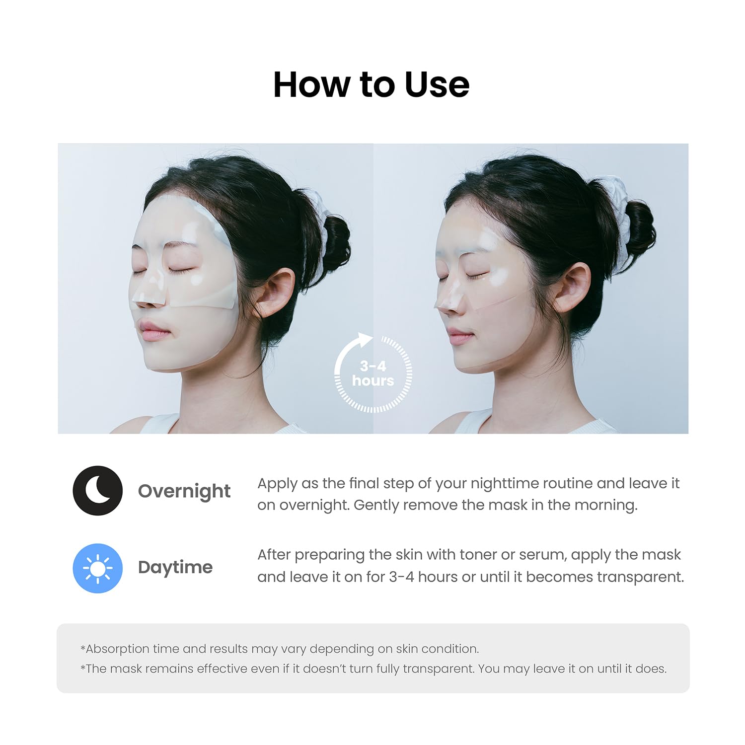 Uso recomendado día o como mascarilla nocturna.