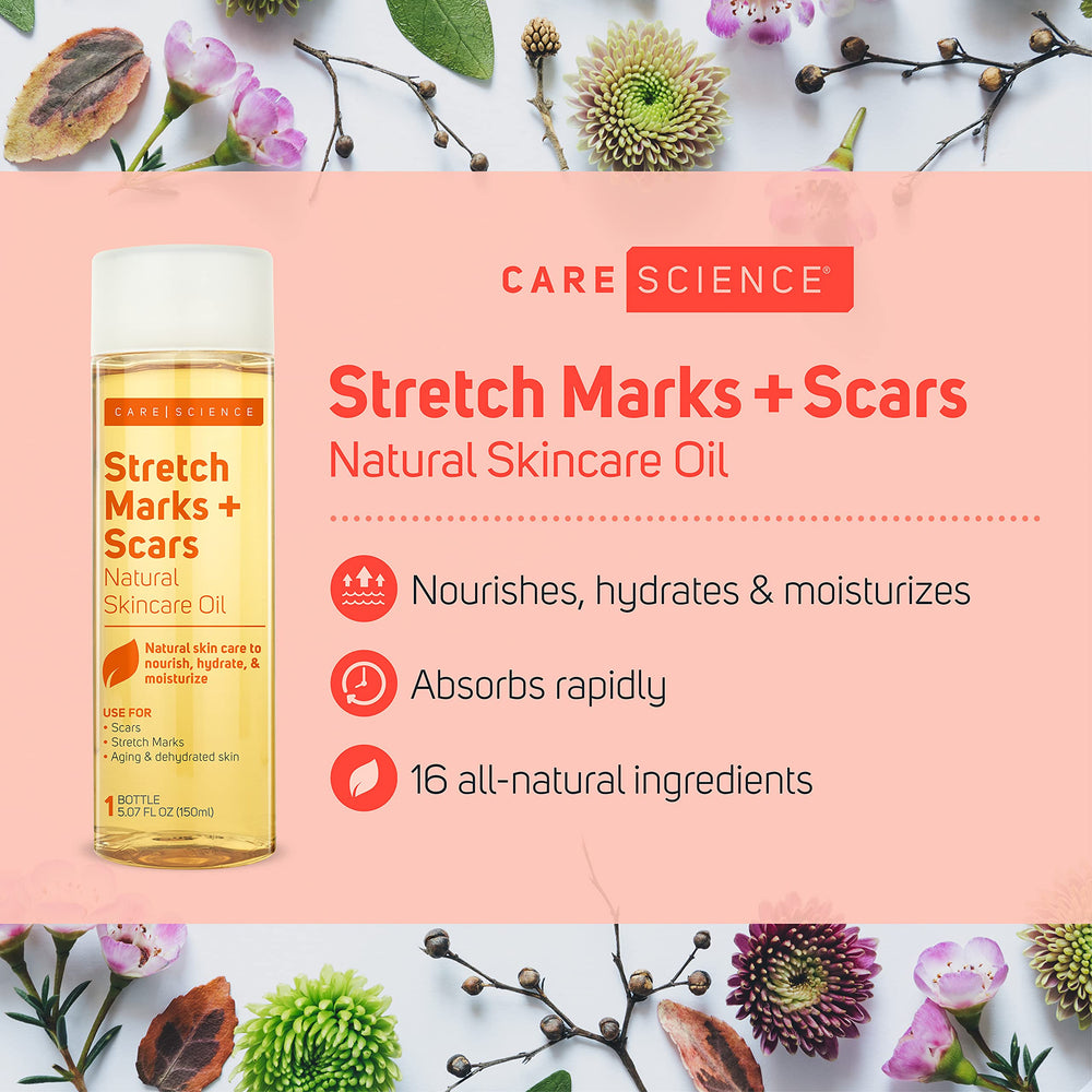 Care Science Aceite Cuerpo Estrías: ayuda a hidratar y suavizar.