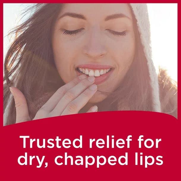 Carmex Balsamo labial alcanfor y mentol, enfoque sensación de frescura.
