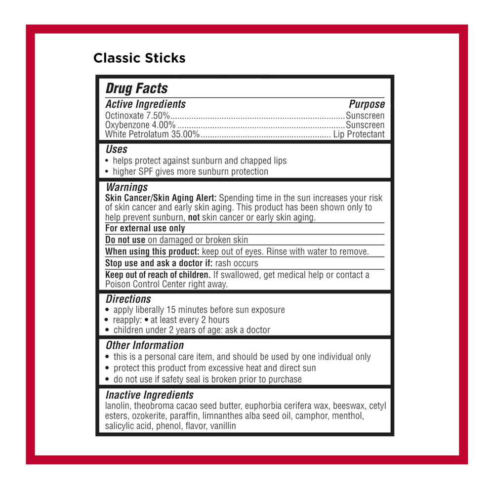 Pack compacto de variedad Carmex para cuidado de labios.