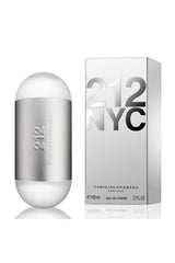 Carolina Herrera 212 NYC frasco frontal, fragancia floral duradera para uso diario