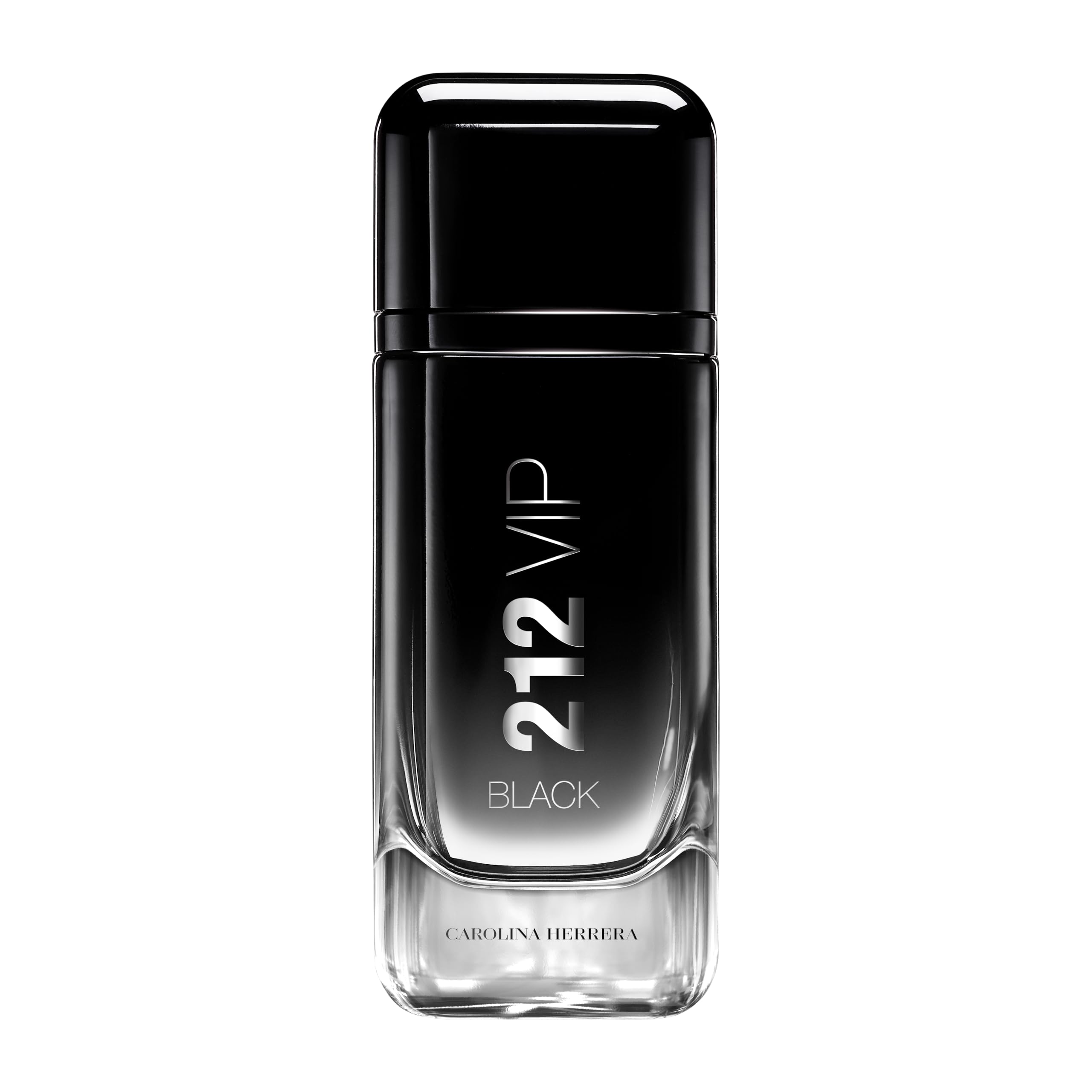 Botella 212 VIP Black de Carolina Herrera, frasco de 100 ml, ideal para uso diario y ocasión especial.