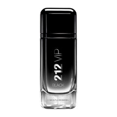 Botella 212 VIP Black de Carolina Herrera, frasco de 100 ml, ideal para uso diario y ocasión especial.