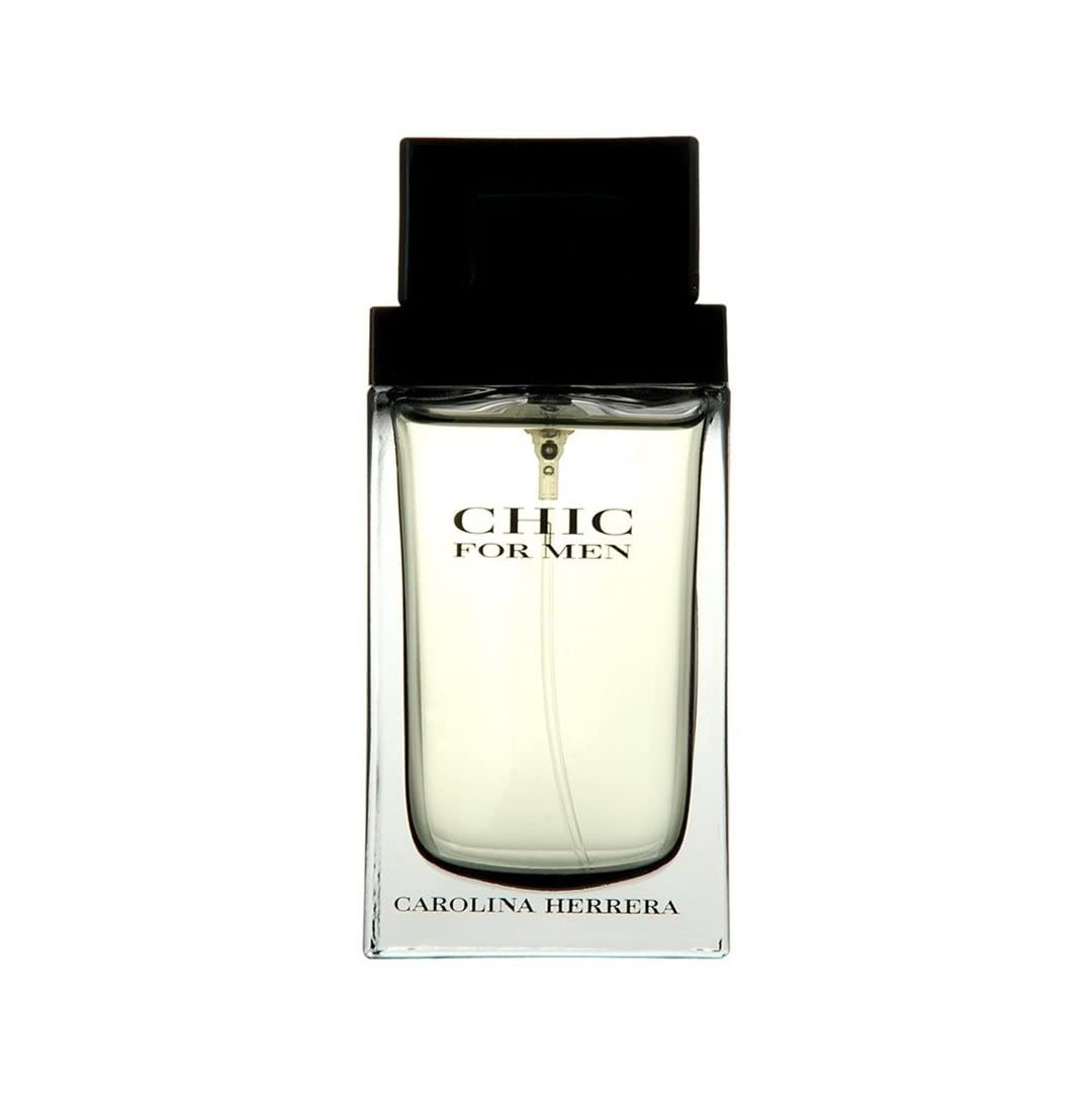 CHIC de Carolina Herrera, botella frontal que proyecta elegancia duradera.