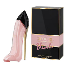 Good Girl Blush de Carolina Herrera, botella elegante para eventos nocturnos.
