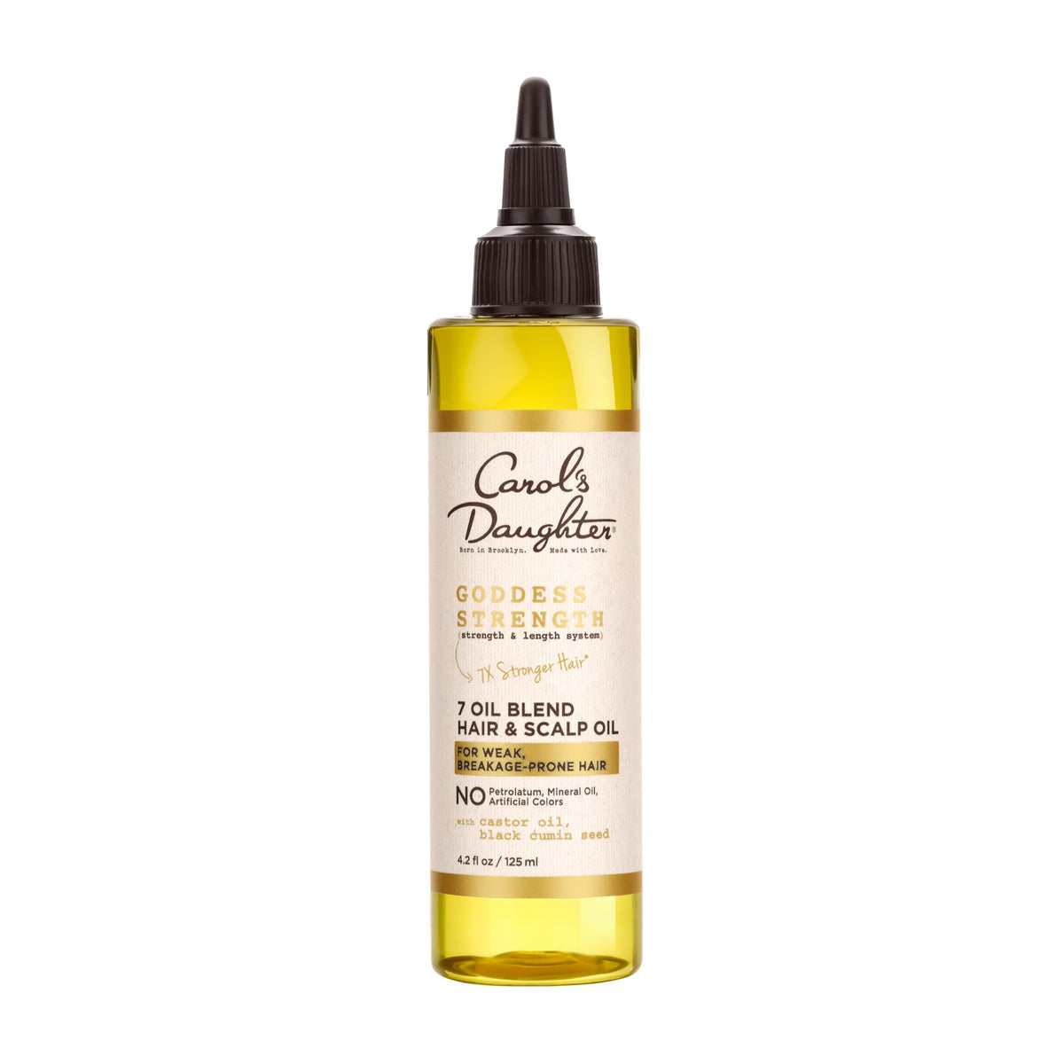Carol's Daughter Goddess Strength: botella de aceite, hidratación profunda para rizos
