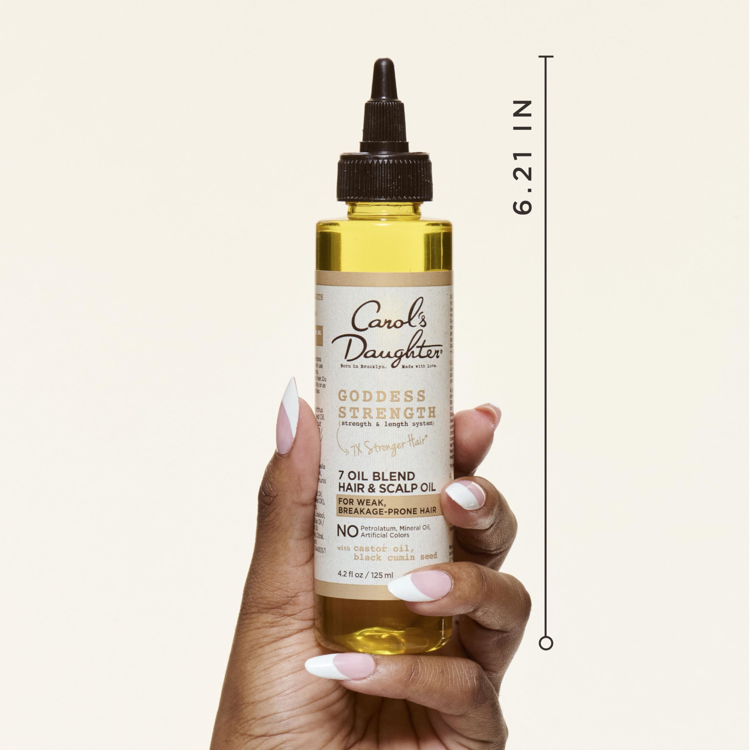 Carol's Daughter Goddess Strength: gotas de aceite, brillo suave sin pesadez