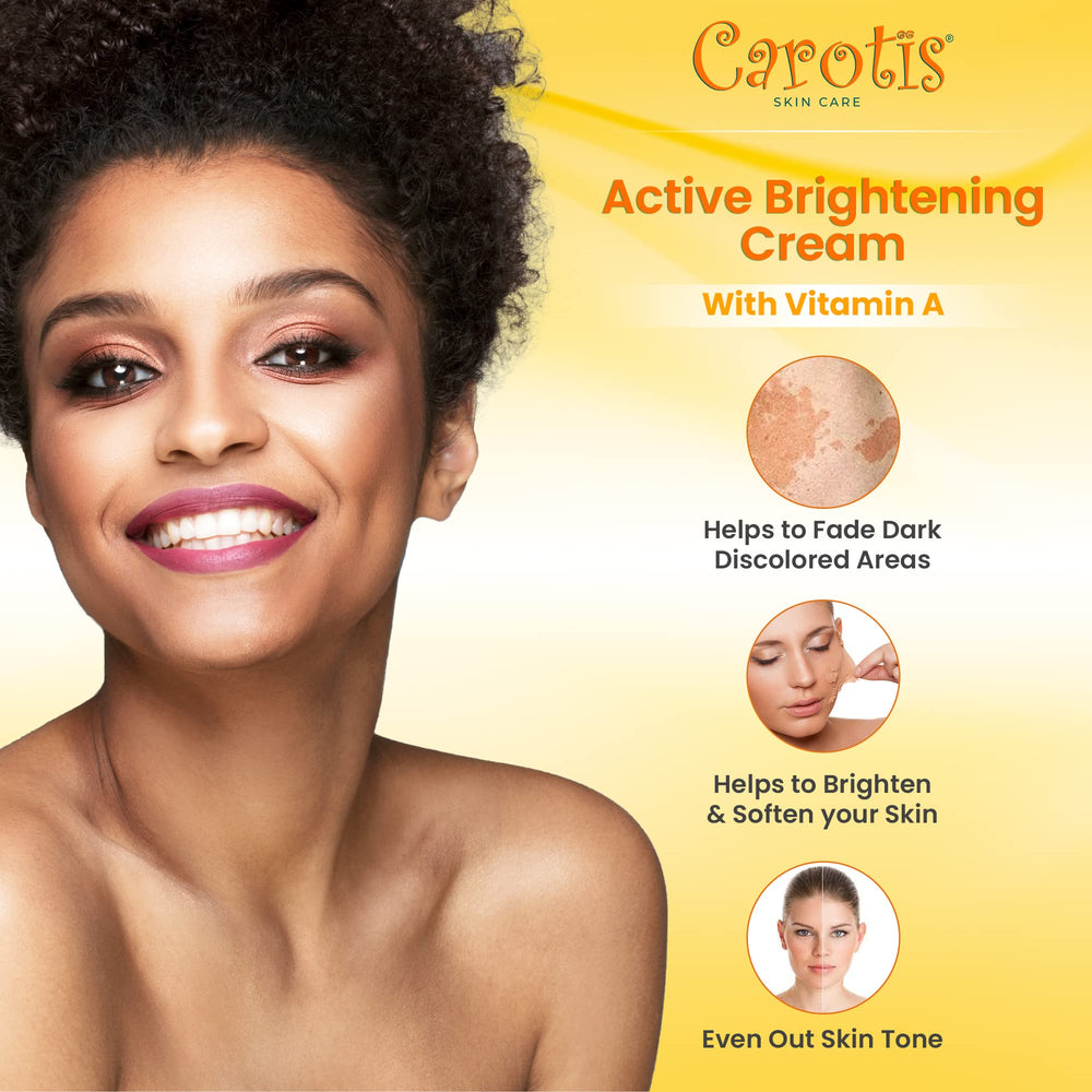 CAROTÏS skin texture before-after shows improved brightness and evener tone.