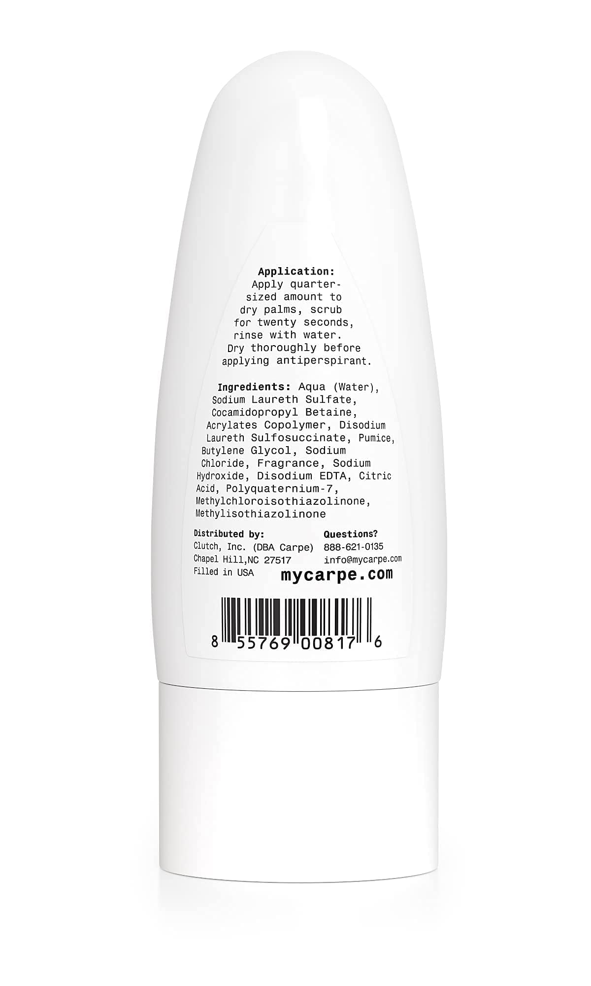 Carpe exfoliant aisselles – pack-shot pour découvrir le produit.