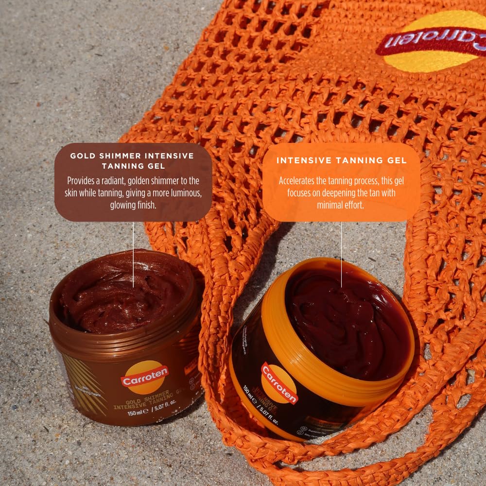 Carroten perlas brillantes ofrecen brillo dorado sutil.