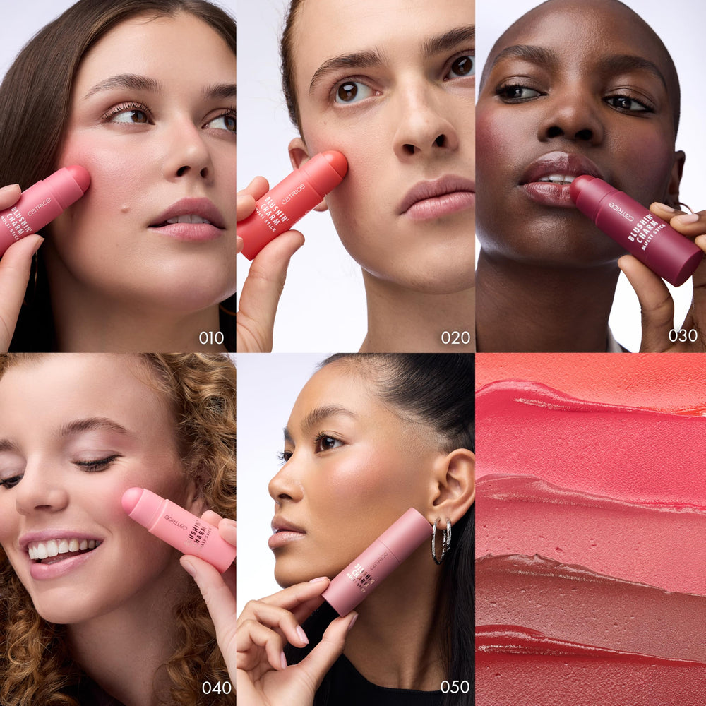 Catrice Blushin' Charm Multi Stick uso diario para rostro y labios.