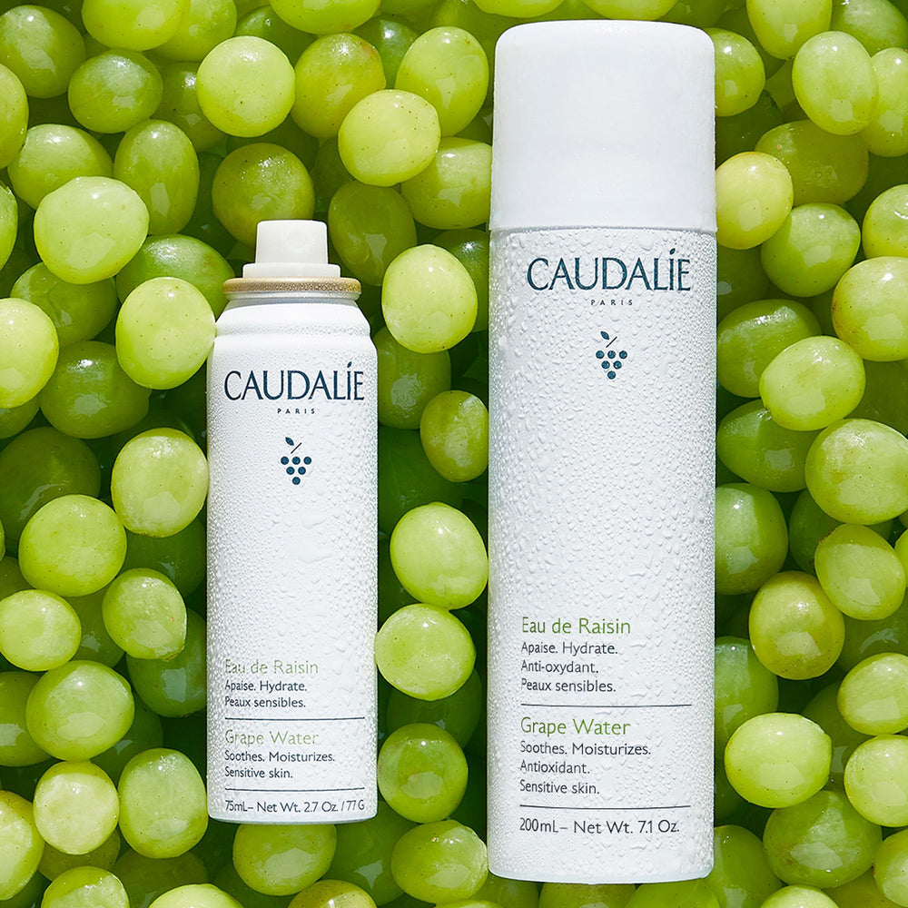 Caudalie agua de uva aporta antioxidantes para la barrera de la piel.