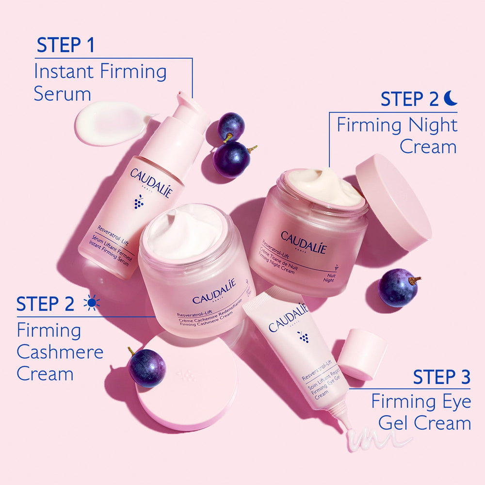 Caudalie Resveratrol-Lift envase reciclable que facilita recargas