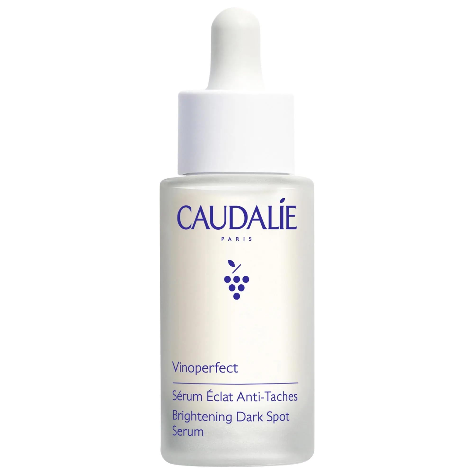 Caudalie Vinoperfect sérum en bouteille pour teint lumineux et uniforme.