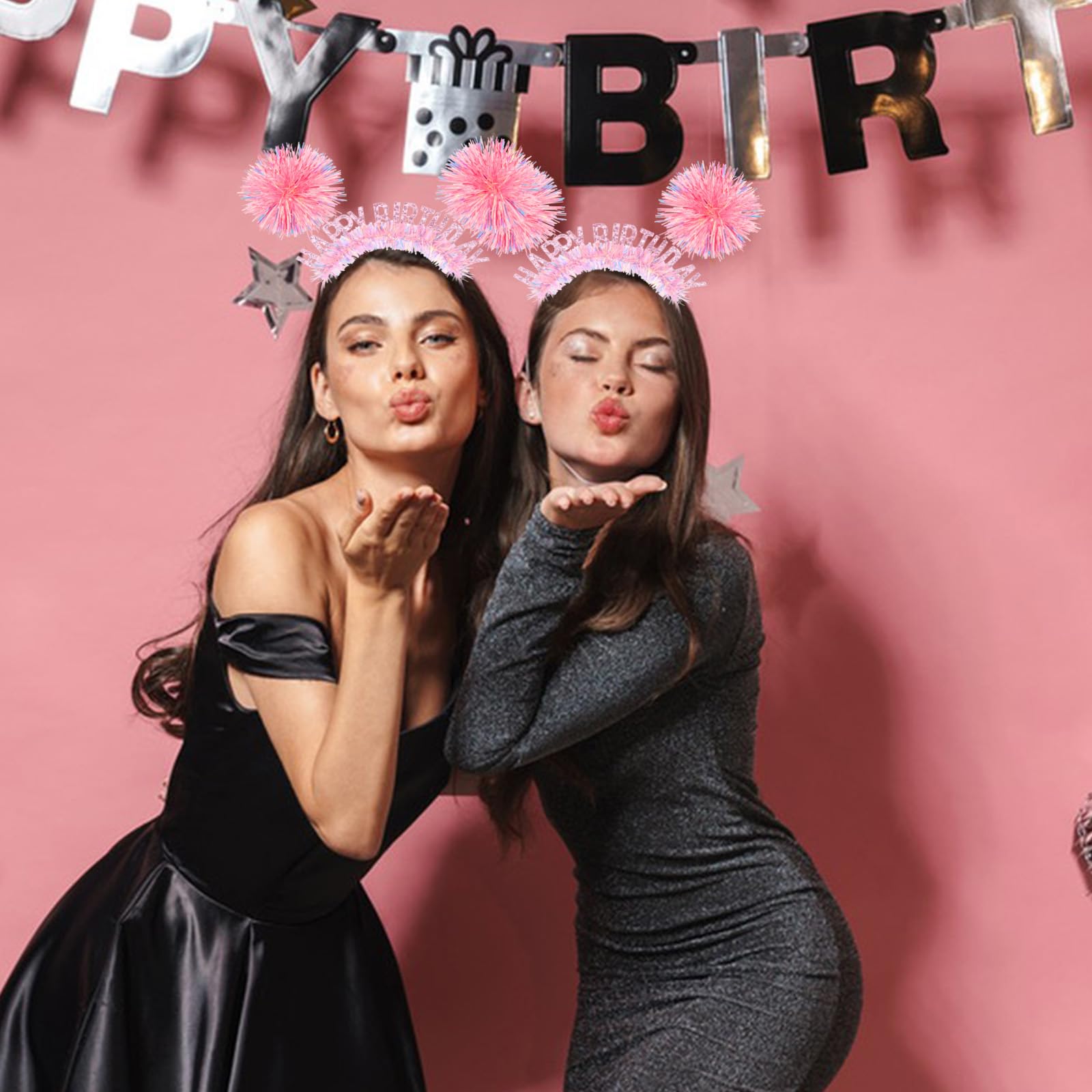 CAVETEE diadema de cumpleaños para mujer, ideal para fiestas y celebraciones