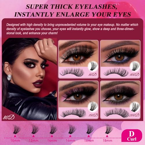 CCODDY Bombshell X, material seda mink suave para un tacto natural.