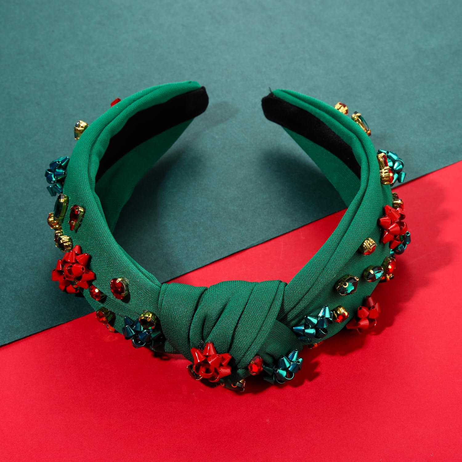 CEALXHENY diadema Navidad hohoho letras, capta la diversión de la temporada.