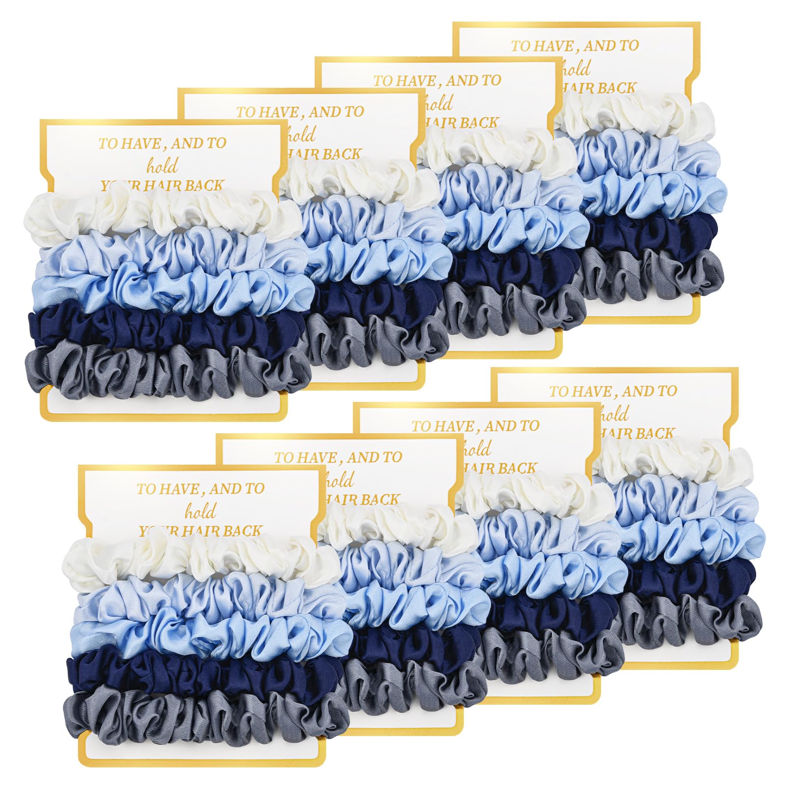 CEELGON coleteros satinados para damas de honor en azul gradiente, práctico y elegante.