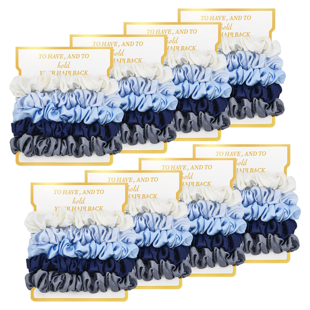 CEELGON coleteros satinados para damas de honor en azul gradiente, práctico y elegante.