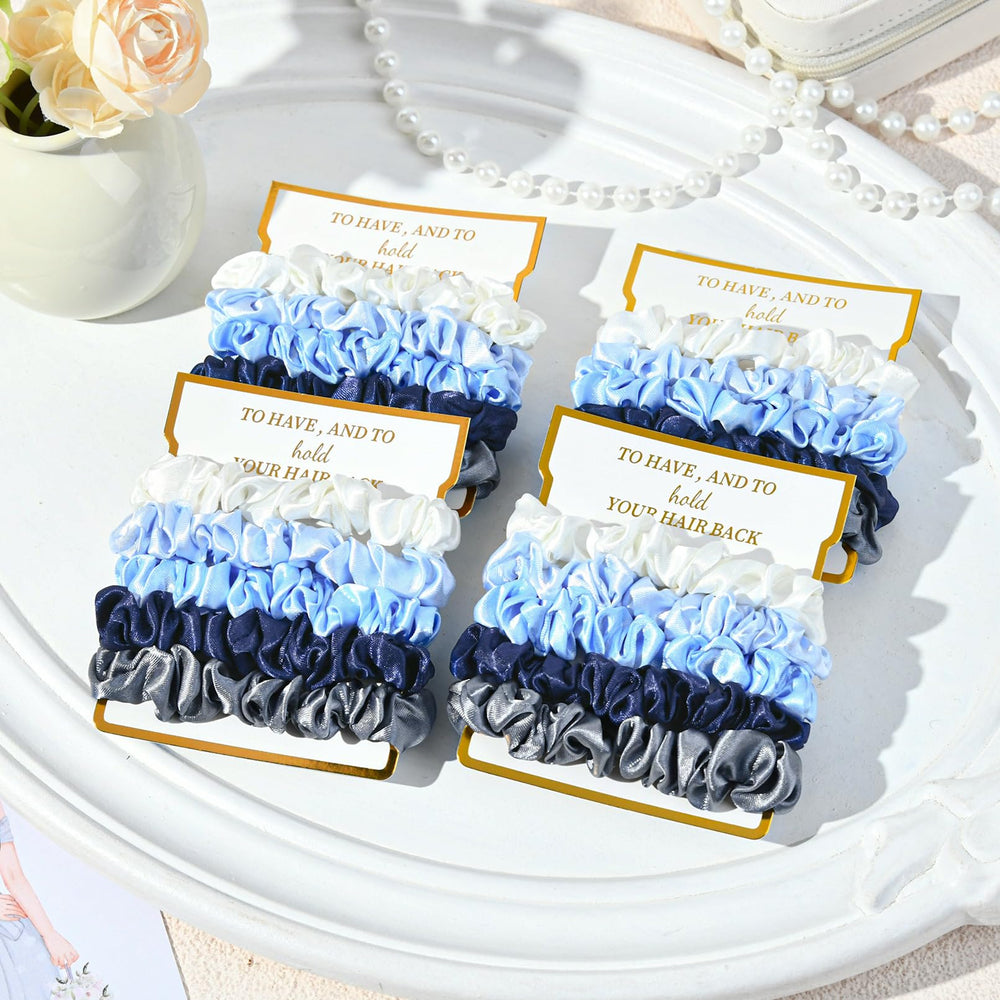 CEELGON coleteros satinados para uso diario, acabado elegante en azul gradiente.