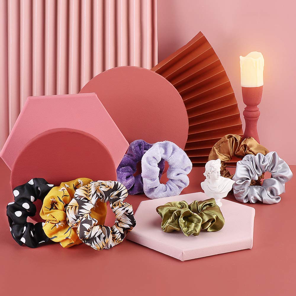 Gomas de pelo Cehomi colores vivos para estilos divertidos.