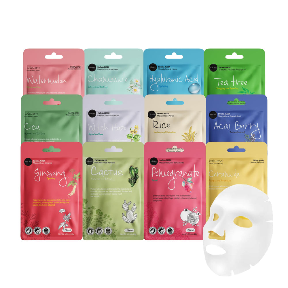 Celavi Cosmetics mascarilla de manzanilla para piel calmada y luminosa
