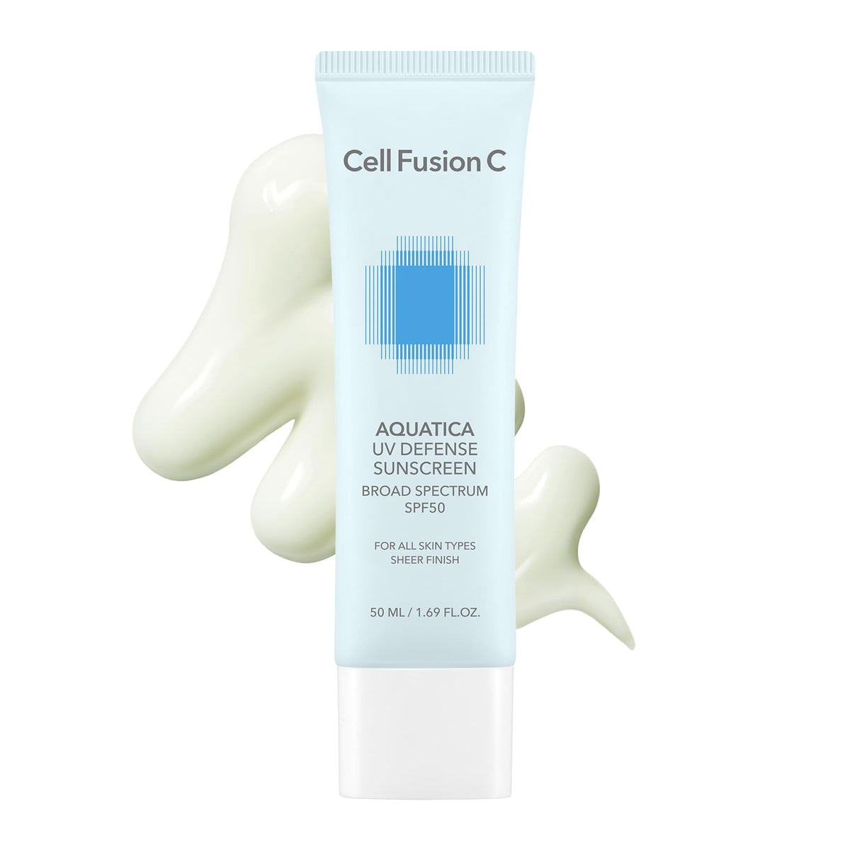 Cell Fusion C Aquatica UV Defense: botella de 50 ml para protección diaria sin residuo.