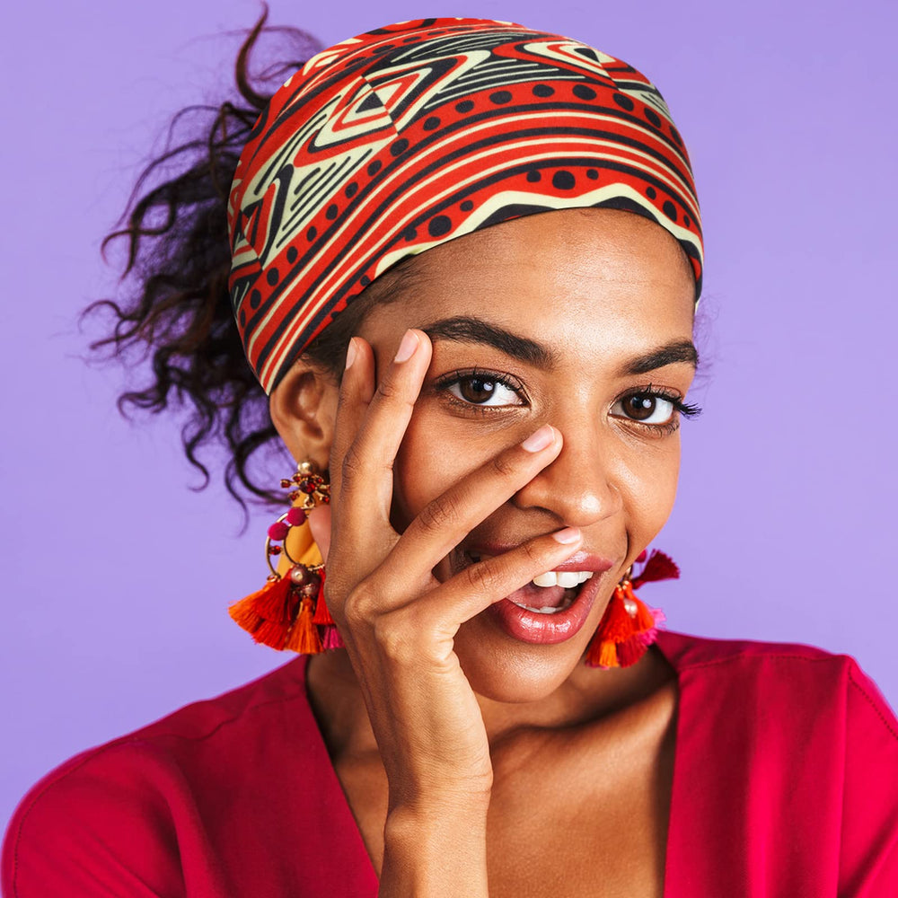 Estampados boho africanos Censen colores vibrantes para realzar tu outfit
