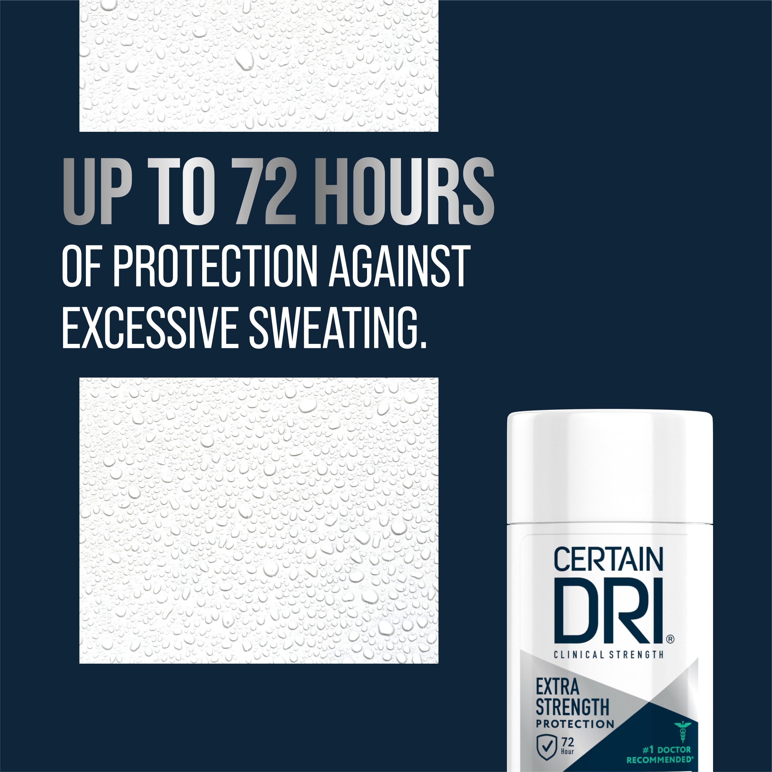 Certain Dri Extra Strength Clinical, aplicador para uso nocturno preciso