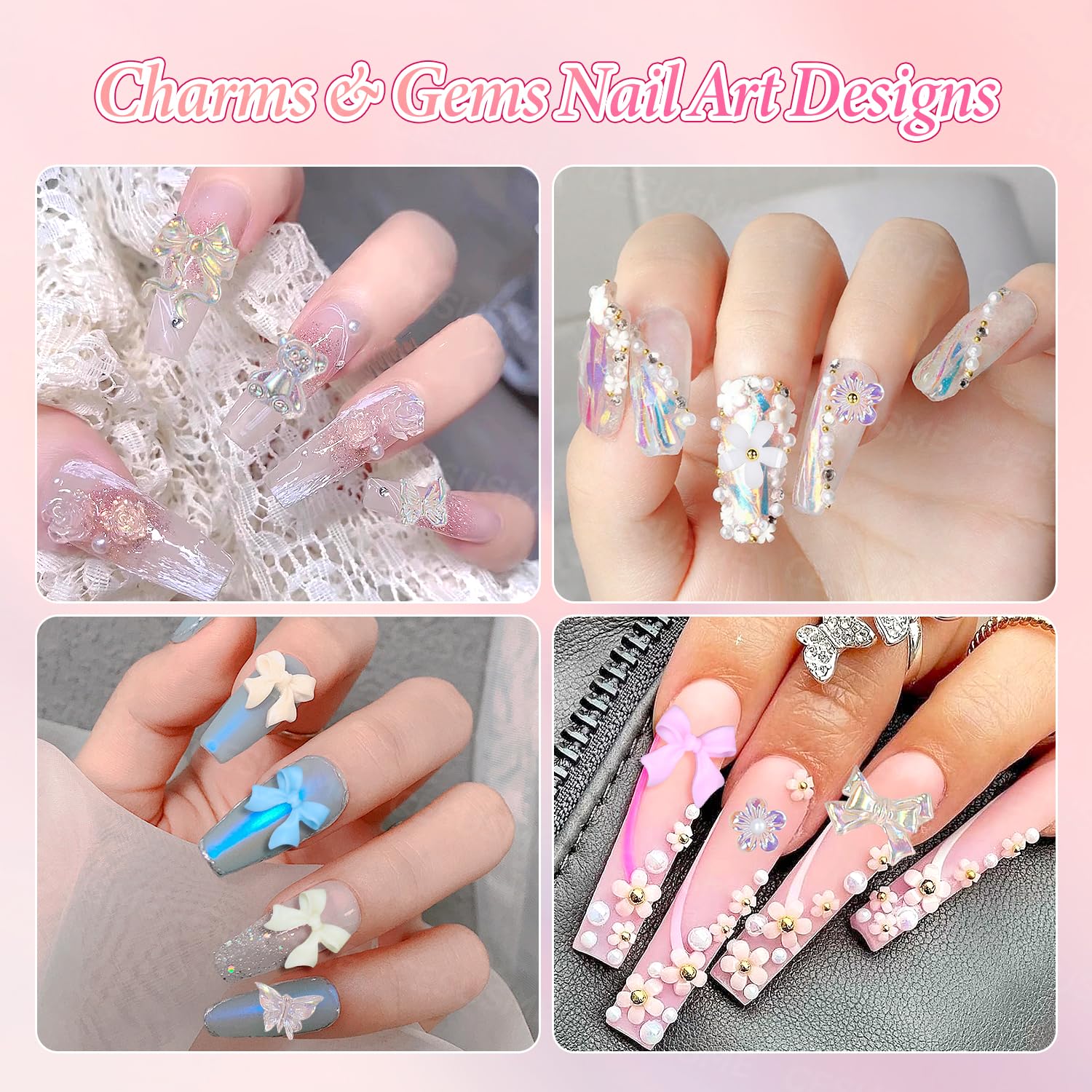 CESUSME charms uñas DIY para maquillaje facial