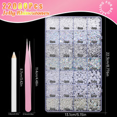 CESUSME cristales strass blancos 4–5 mm para decoración de calzado y ropa.