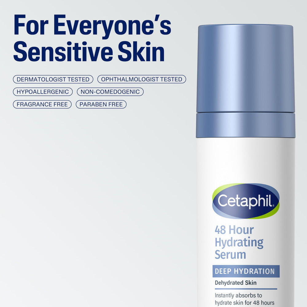 Cetaphil Hidratación Profunda, envase compacto para viajar.