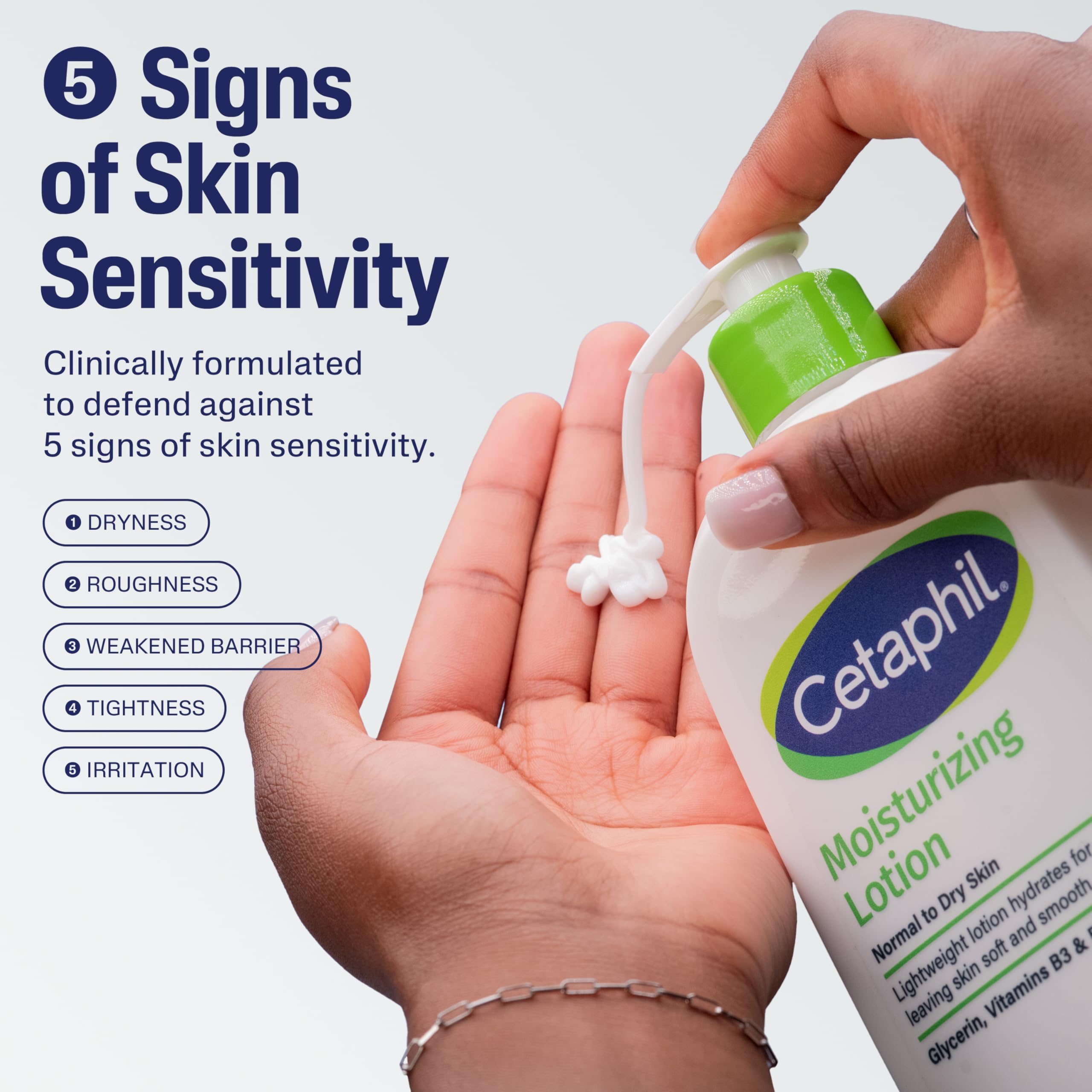 Cetaphil ingredientes clave panthenol y niacinamida suavizan la piel y fortalecen la barrera