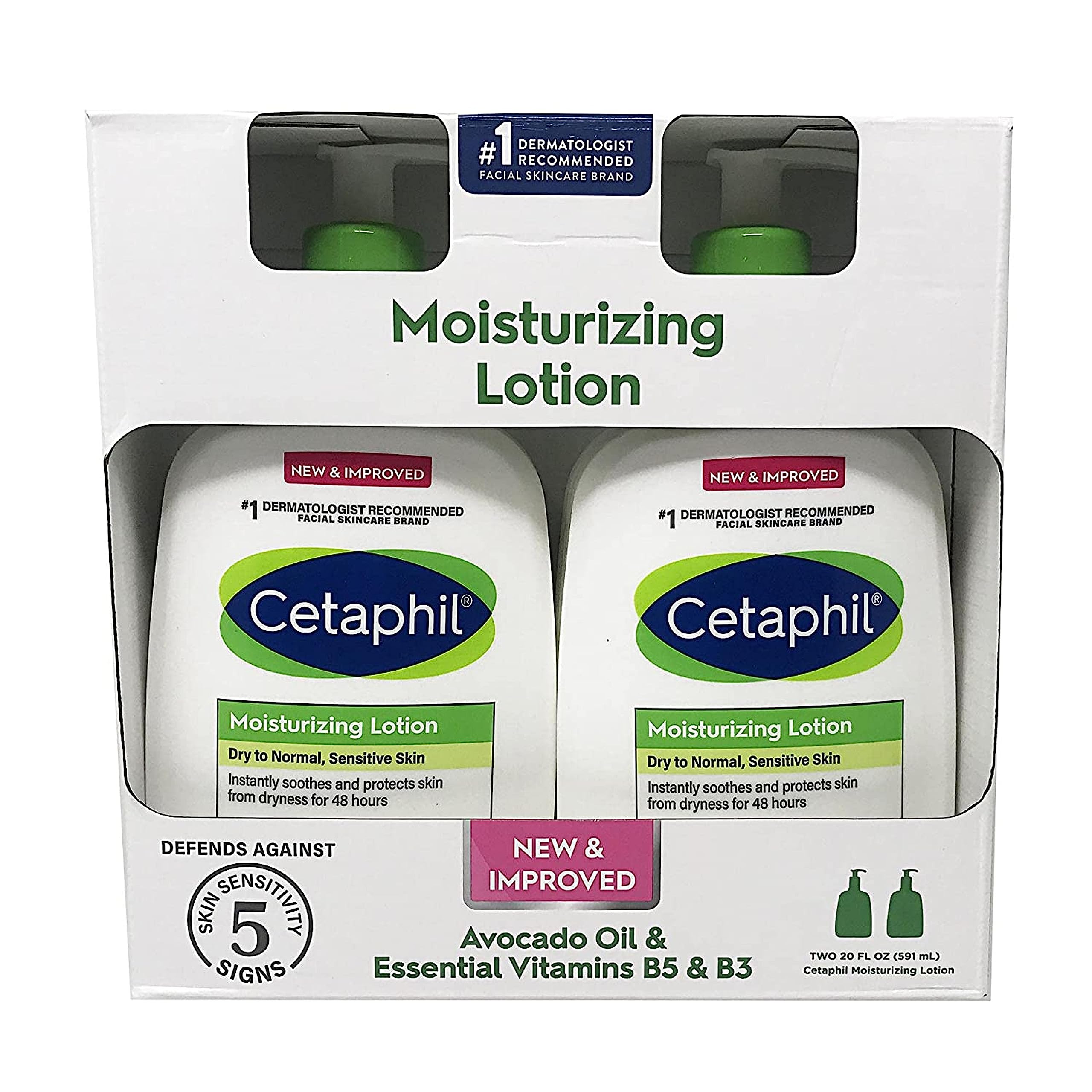 Cetaphil loción hidratante, textura suave, uso diario sin grasa para piel seca.