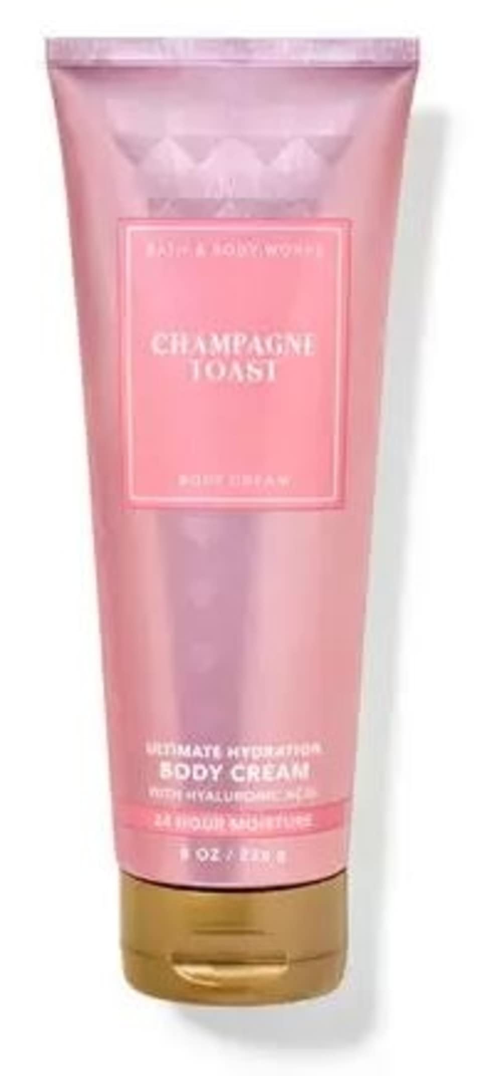 Champagne Toast crema corporal 8 oz, textura cremosa para piel suave