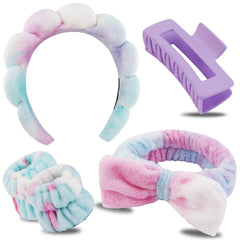Chanaco diadema spa, vista frontal, cómodo y suave para el cuidado facial