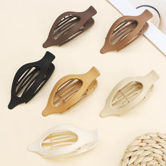 CHANDAT clip plano para cabello blanco, práctico para recogidos rápidos