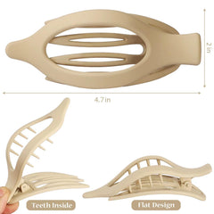 CHANDAT clip plano para cabello negro, ideal para uso diario